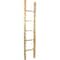 Ekena Millwork 15"W x 72"H x 3 1/2"D Vintage Farmhouse 5 Rung Ladder, Barnwood Decor Collection, Natural Barnwood DECR015X072X04LDRUF - alternate 1